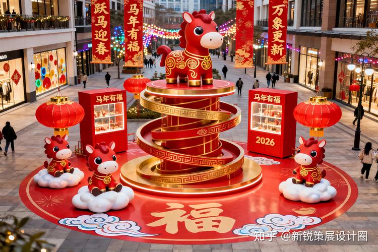 武汉/长沙/南昌福州商业街区新年美陈活动策划设计搭建哪家专业?